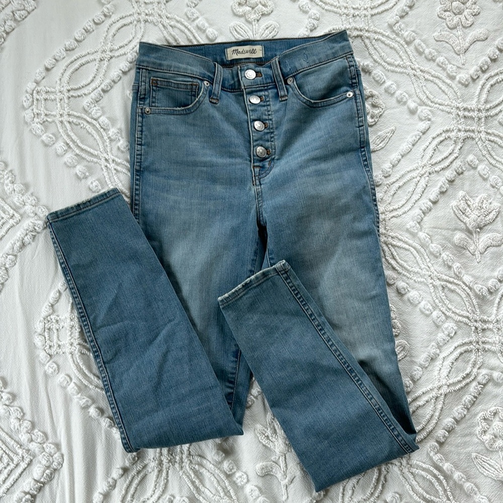 Madewell high rise skinny jeans women’s 25